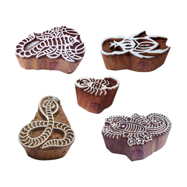 Animal Wooden Stamps - Set