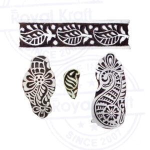 Paisley Wooden Stamps - Set