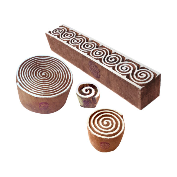 Round Wooden Stamps - Set