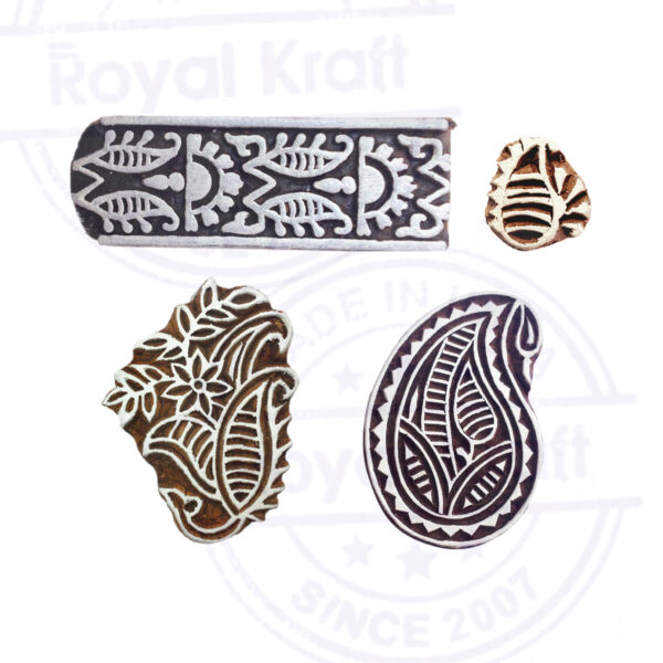 Paisley Wooden Stamps - Set