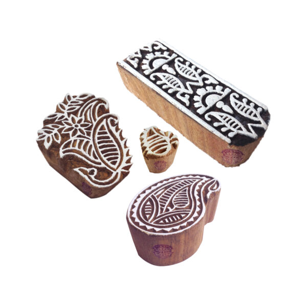 Paisley Wooden Stamps - Set