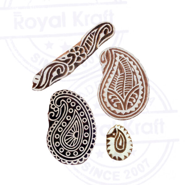 Paisley Wooden Stamps - Set