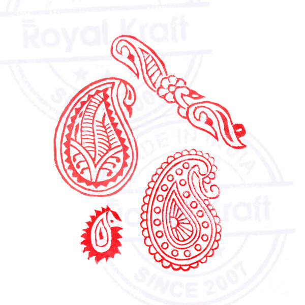 Paisley Wooden Stamps - Set