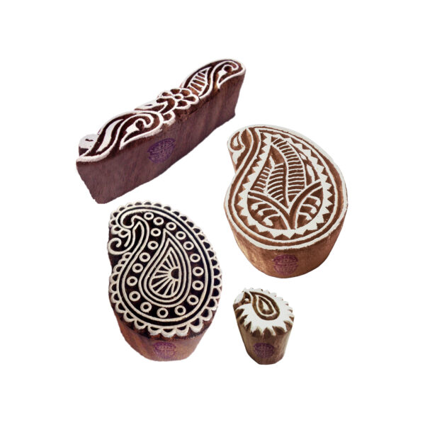 Paisley Wooden Stamps - Set