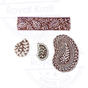 Paisley Wooden Stamps - Set