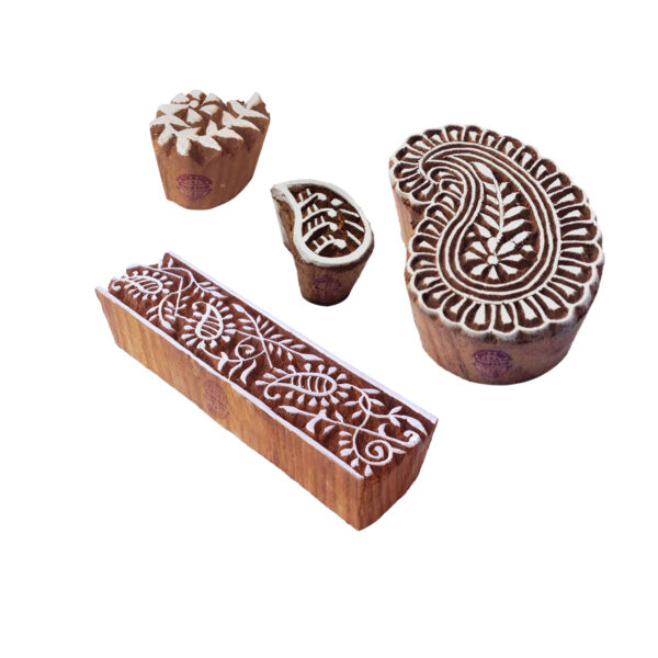 Paisley Wooden Stamps - Set