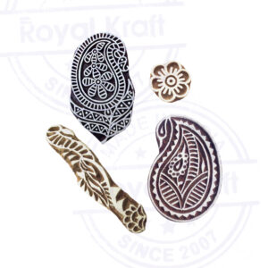 Paisley Wooden Stamps - Set