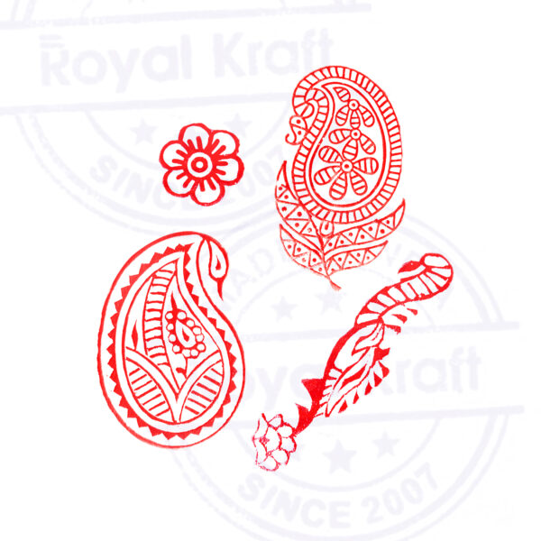 Paisley Wooden Stamps - Set