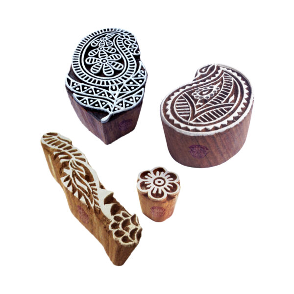 Paisley Wooden Stamps - Set