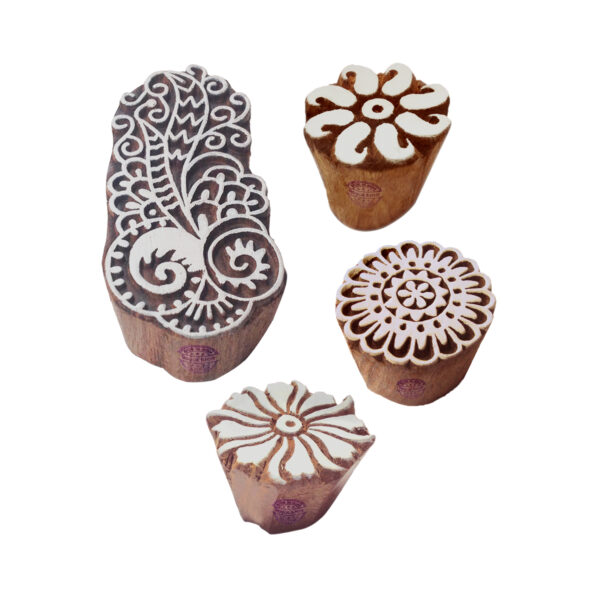 Round Wooden Stamps - Set