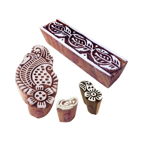 Paisley Wooden Stamps - Set