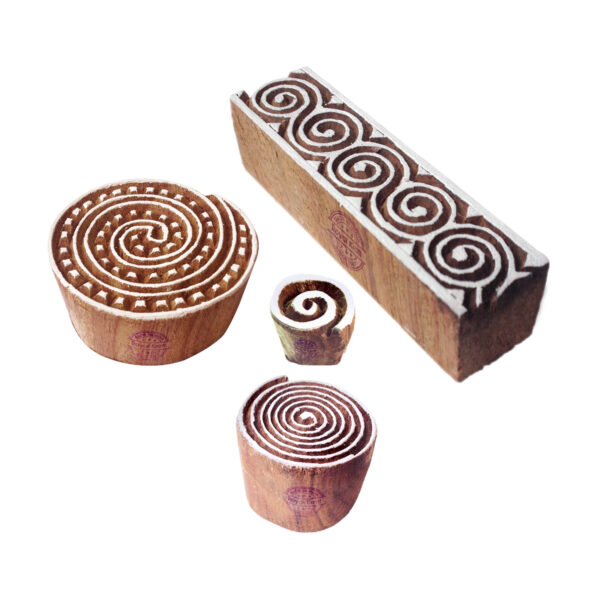 Round Wooden Stamps - Set