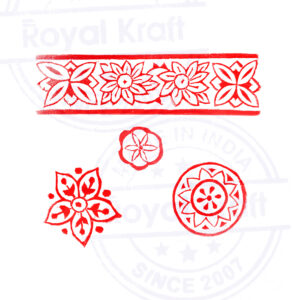 Indian Wooden Stamps - Set