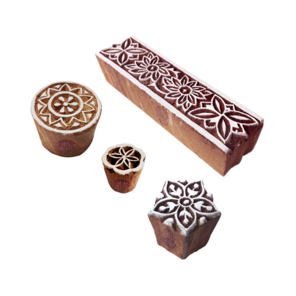 Indian Wooden Stamps - Set