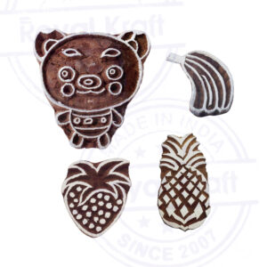 Fruit Wooden Stamps - Set