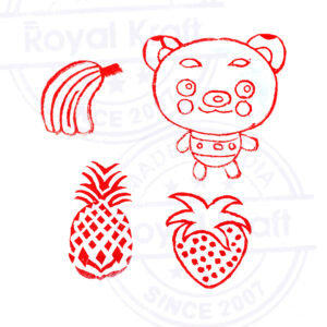 Fruit Wooden Stamps - Set