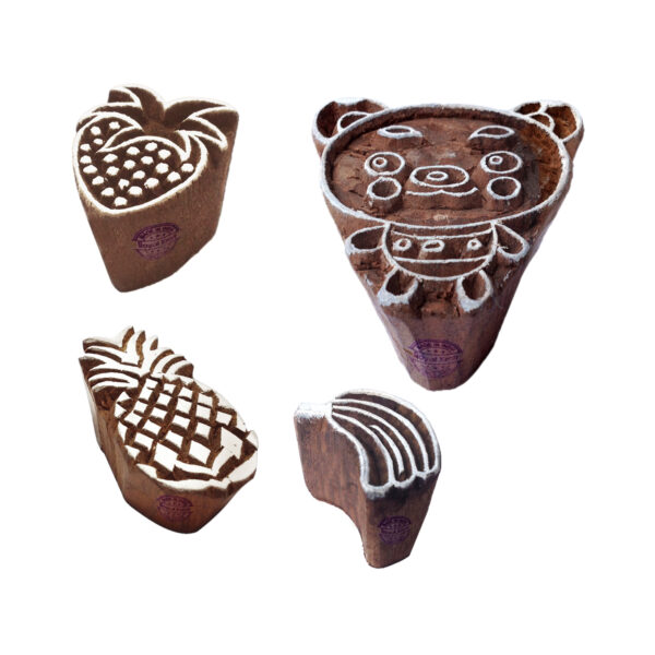 Fruit Wooden Stamps - Set