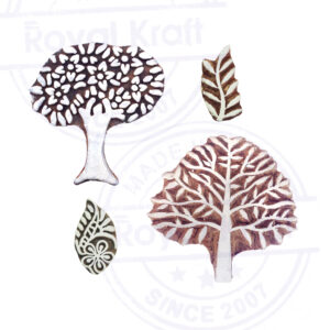 Tree Wooden Stamps - Set