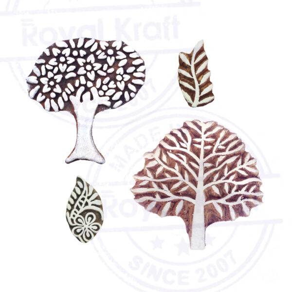 Tree Wooden Stamps - Set