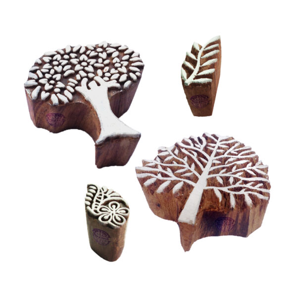 Tree Wooden Stamps - Set