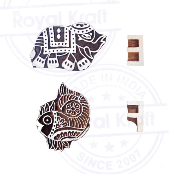 Educational Wooden Stamps - Set