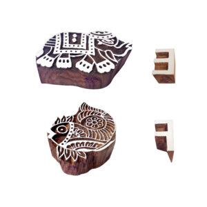 Educational Wooden Stamps - Set