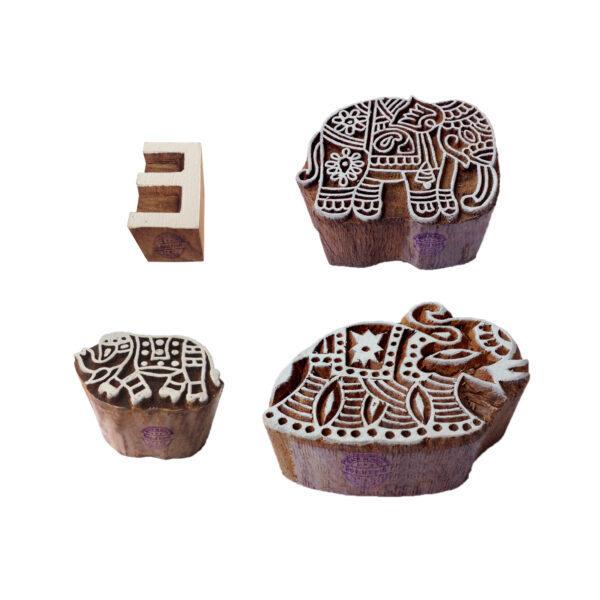 Educational Wooden Stamps - Set