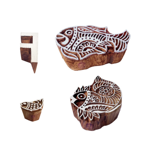 Educational Wooden Stamps - Set