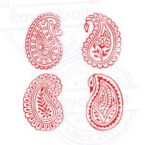 Paisley Wooden Stamps - Set