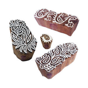 Floral Wooden Stamps - Set