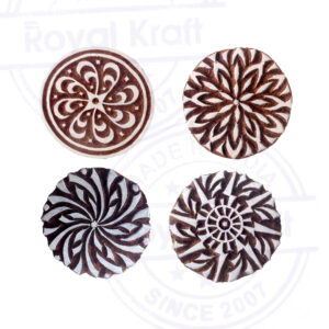 Round Wooden Stamps - Set