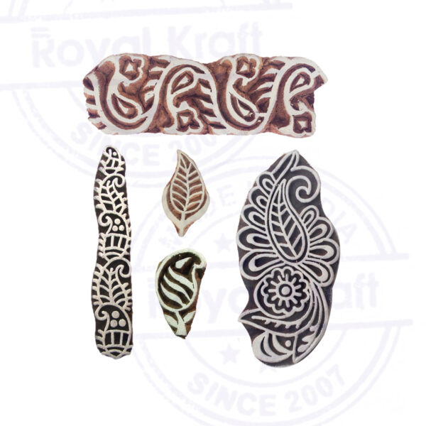 Paisley Wooden Stamps - Set