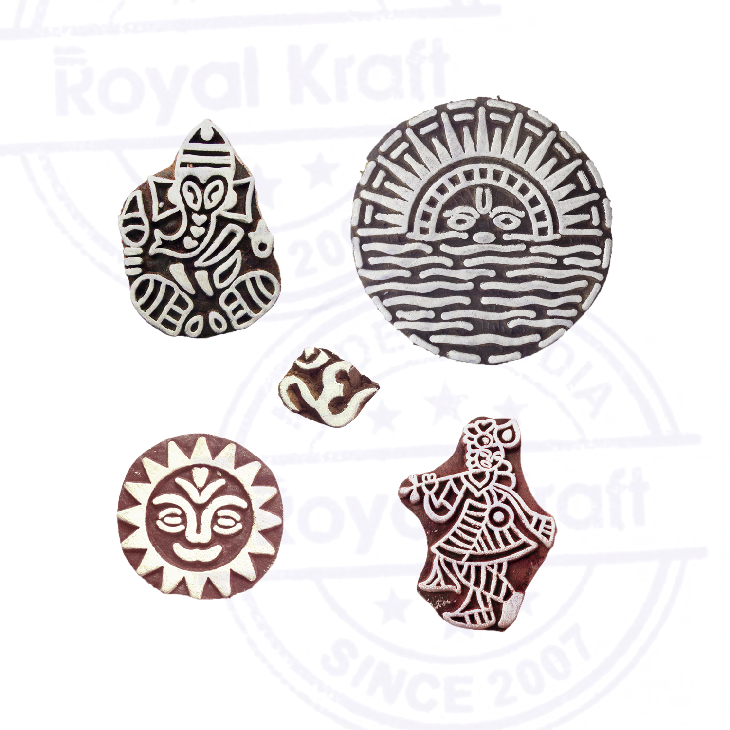 Wooden Stamps Printing Blocks Hand Carved By Artisans In India Henna Stamps  For Decorating The Body Or Clothes India Stock Photo - Download Image Now -  iStock