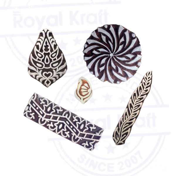 Assorted Wooden Stamps - Set