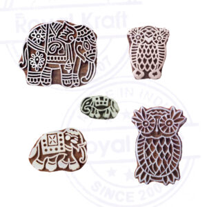 Animal Wooden Stamps - Set