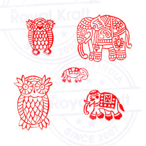 Animal Wooden Stamps - Set