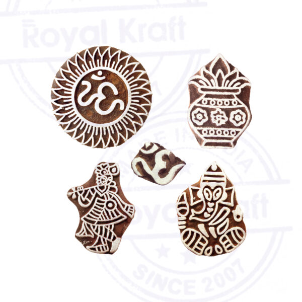 Religious Wooden Stamps - Set