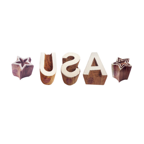 Educational Wooden Stamps - Set