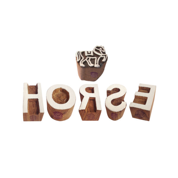 Educational Wooden Stamps - Set