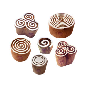 Round Wooden Stamps - Set