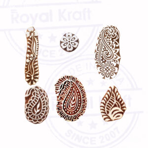 Paisley Wooden Stamps - Set