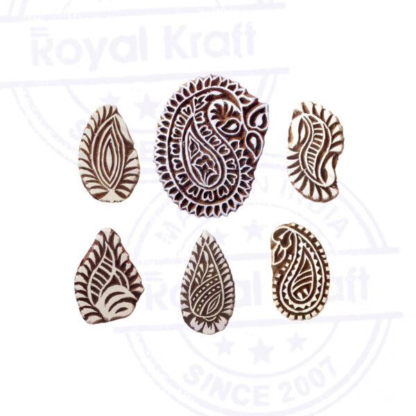 Paisley Wooden Stamps - Set