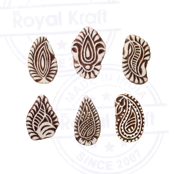 Paisley Wooden Stamps - Set