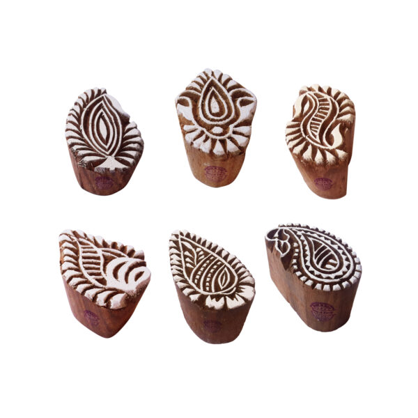 Paisley Wooden Stamps - Set