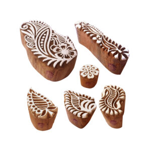 Paisley Wooden Stamps - Set