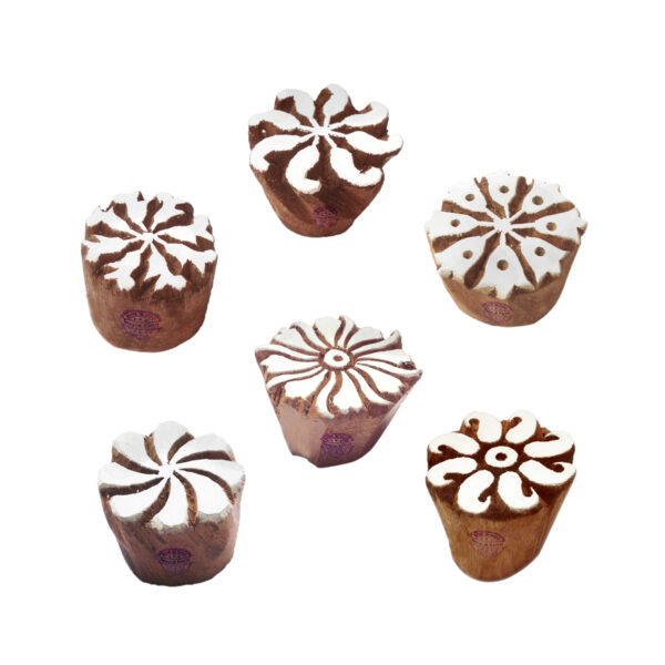 Round Wooden Stamps - Set