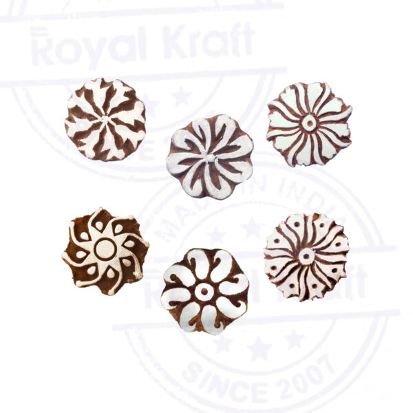 Round Wooden Stamps - Set