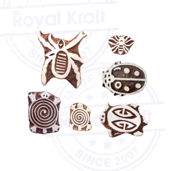 Animal Wooden Stamps - Set