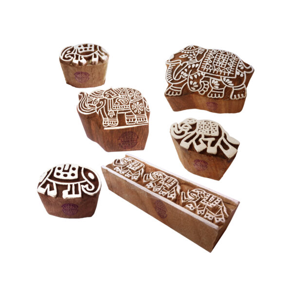 Animal Wooden Stamps - Set