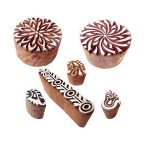 Round Wooden Stamps - Set